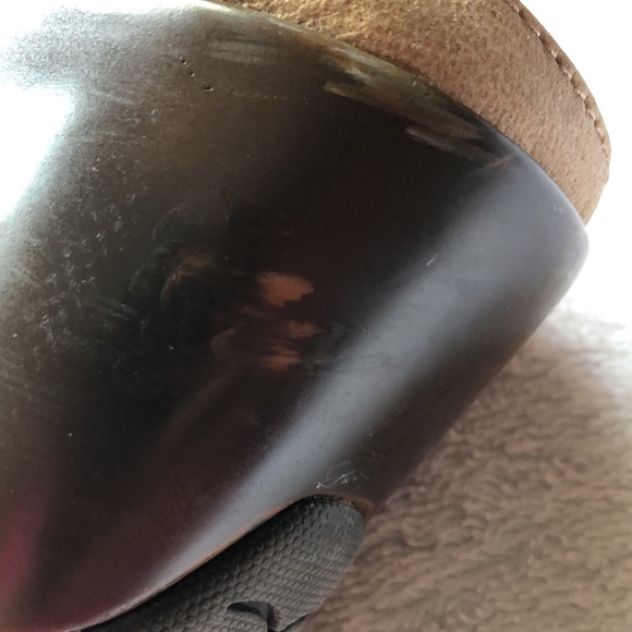 White Mountain leather Mary Jane style clogs - Picture 11 of 12